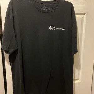 RealTree Grunt Style tee. 2XL. Black